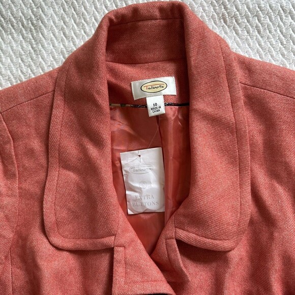NWT Talbots Buttoned Salmon Blazer - Picture 4 of 6